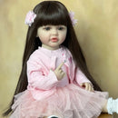 Boneca Bebê Reborn 55 cm Silicone Nina