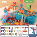 Kit Ferramenta Infantil Dinossauro - Brinquedo de Montar