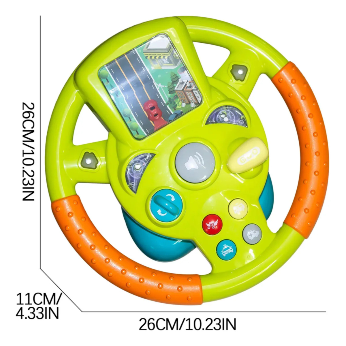 Volante de Brinquedo medidas