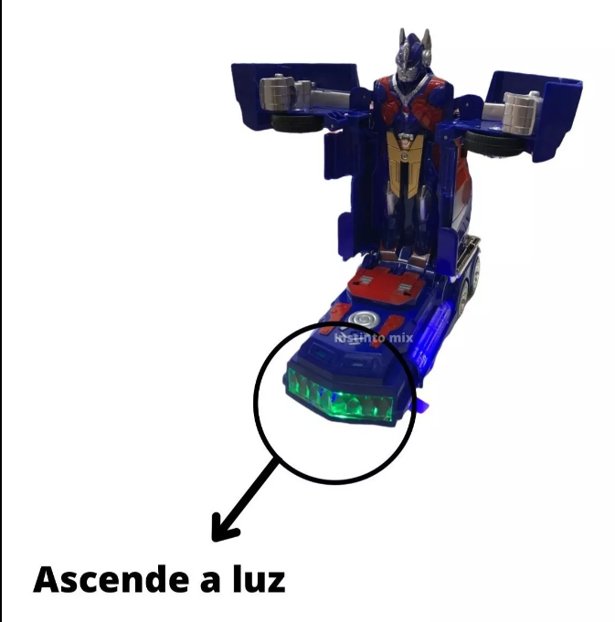 brinquedo transformers Luzes