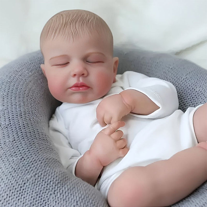 Boneca Bebê Reborn 50 cm RN de Silicone Realista 2