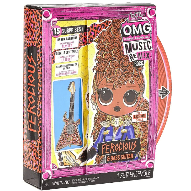 Boneca L.O.L Surprise Roqueira Com 15 Acessórios 