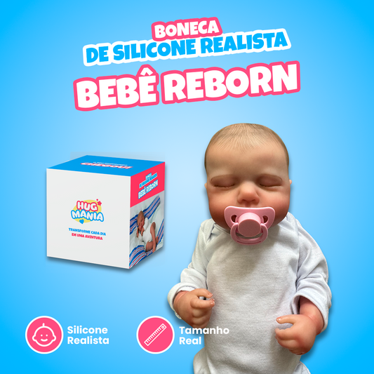 Boneca Bebê Reborn 50 cm RN de Silicone Realista