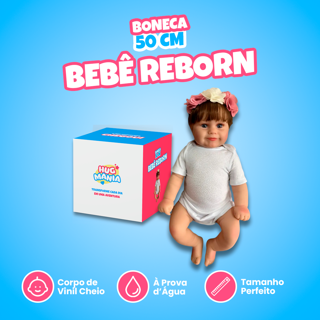 Boneca Bebe Reborn 50cm