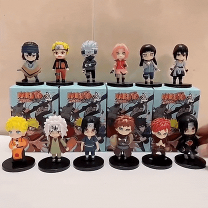 Boneco Naruto com 12pcs