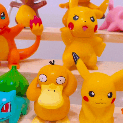 Bonecos Pokemon 8cm com 6 pcs