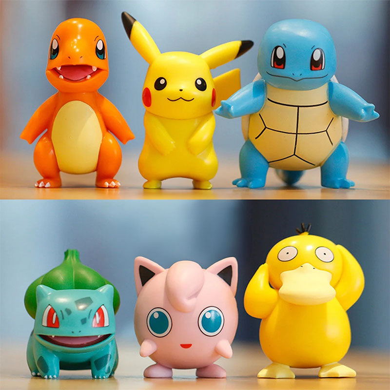 Boneco Pokemon 8cm com 6 pcs 1