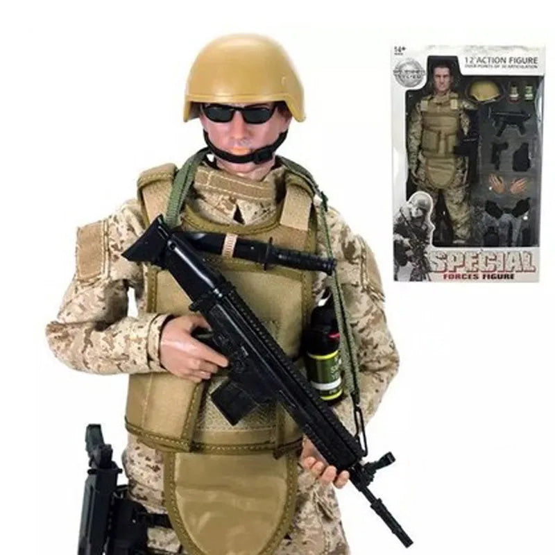Boneco Soldado Especial 30CM 4