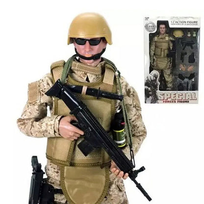 Boneco Soldado Especial 30CM 4