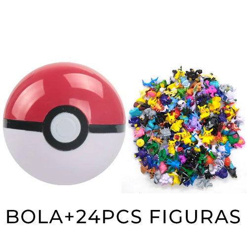 Bonecos Pokemon Pokebola 24pcs 2