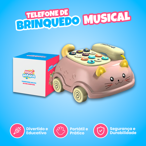 Telefone de Brinquedo Musical