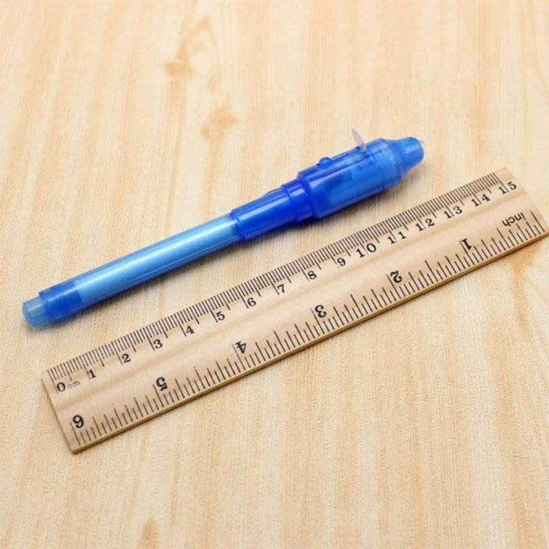 Brinquedo Educativo Caneta Mágica Tinta Invisível Luminosa 5