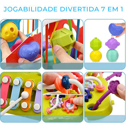 Brinquedo Educativo Montessori Bloco Colorido 4