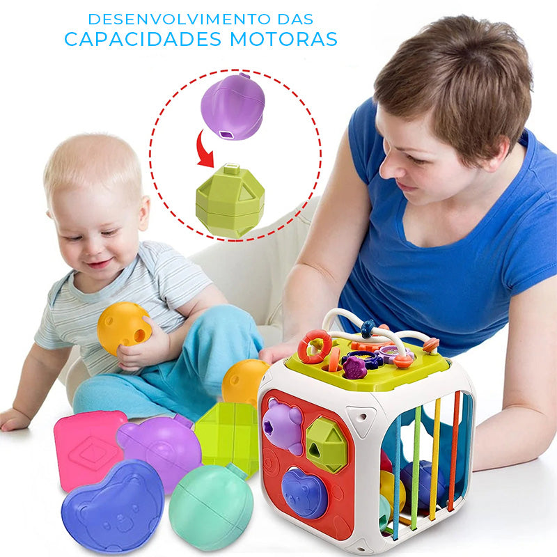 Brinquedo Educativo Montessori Bloco Colorido 3