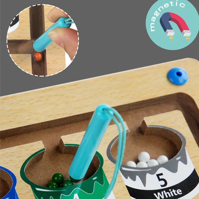 Brinquedo Educativo Montessori Bolinhas Coloridas 6