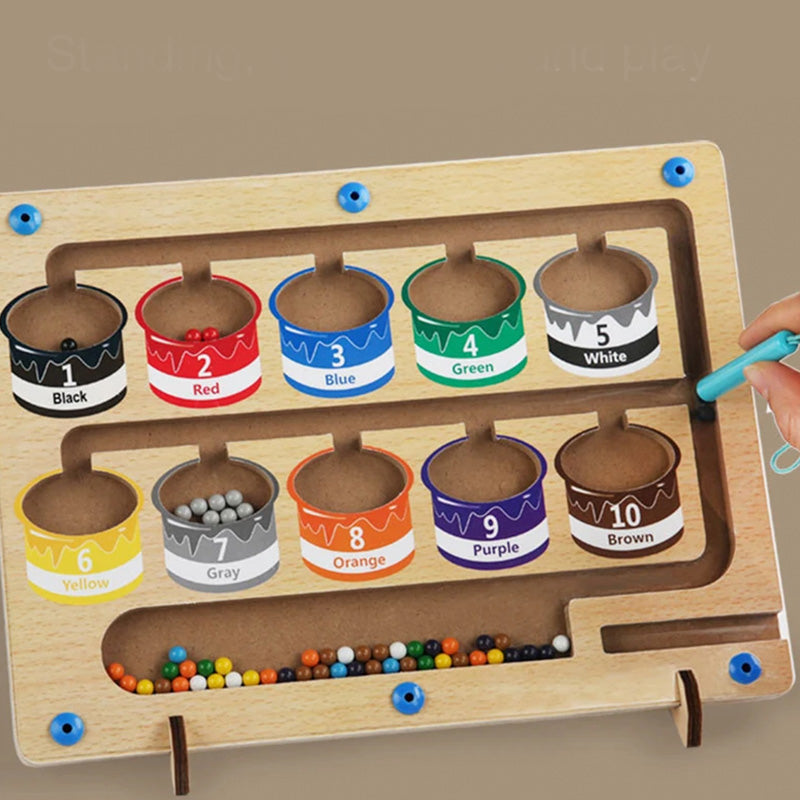 Brinquedo Educativo Montessori Bolinhas Coloridas 5