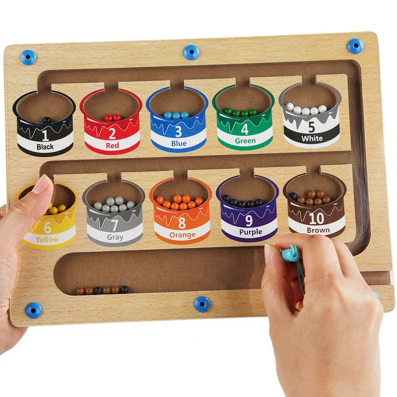 Brinquedo Educativo Montessori Bolinhas Coloridas 3