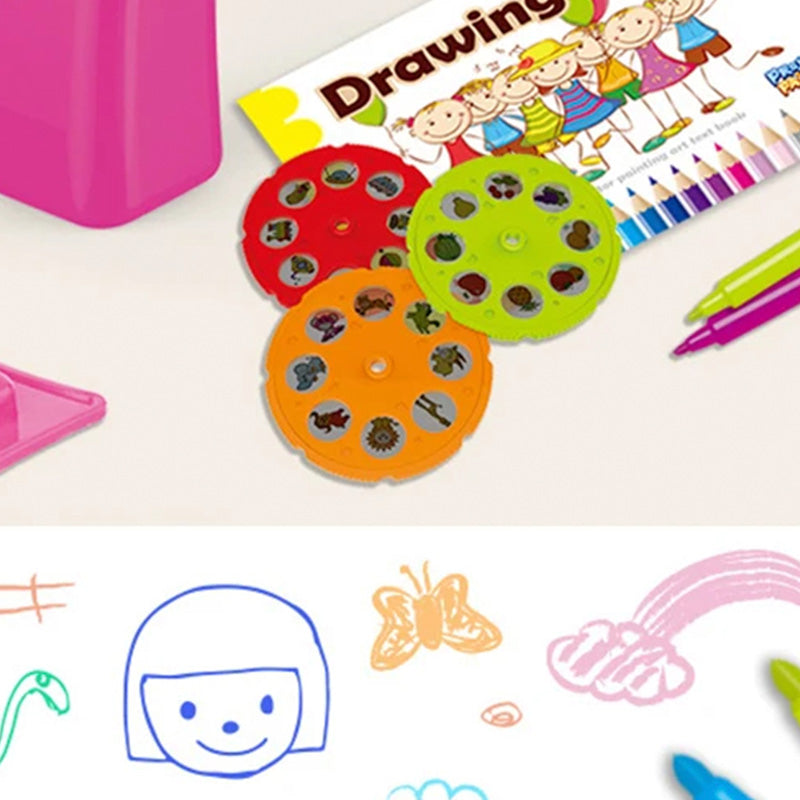 Brinquedo Led Projetor Para Pintura 8