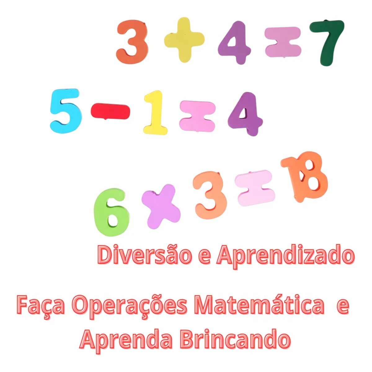 Brinquedo Educativo de Madeira peças