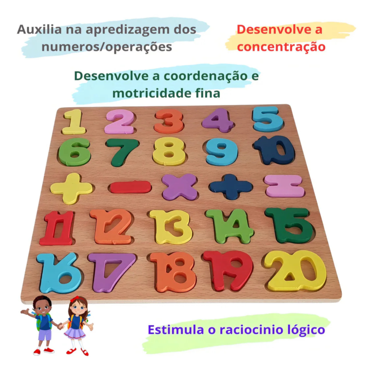Brinquedo Educativo de Madeira beneficios