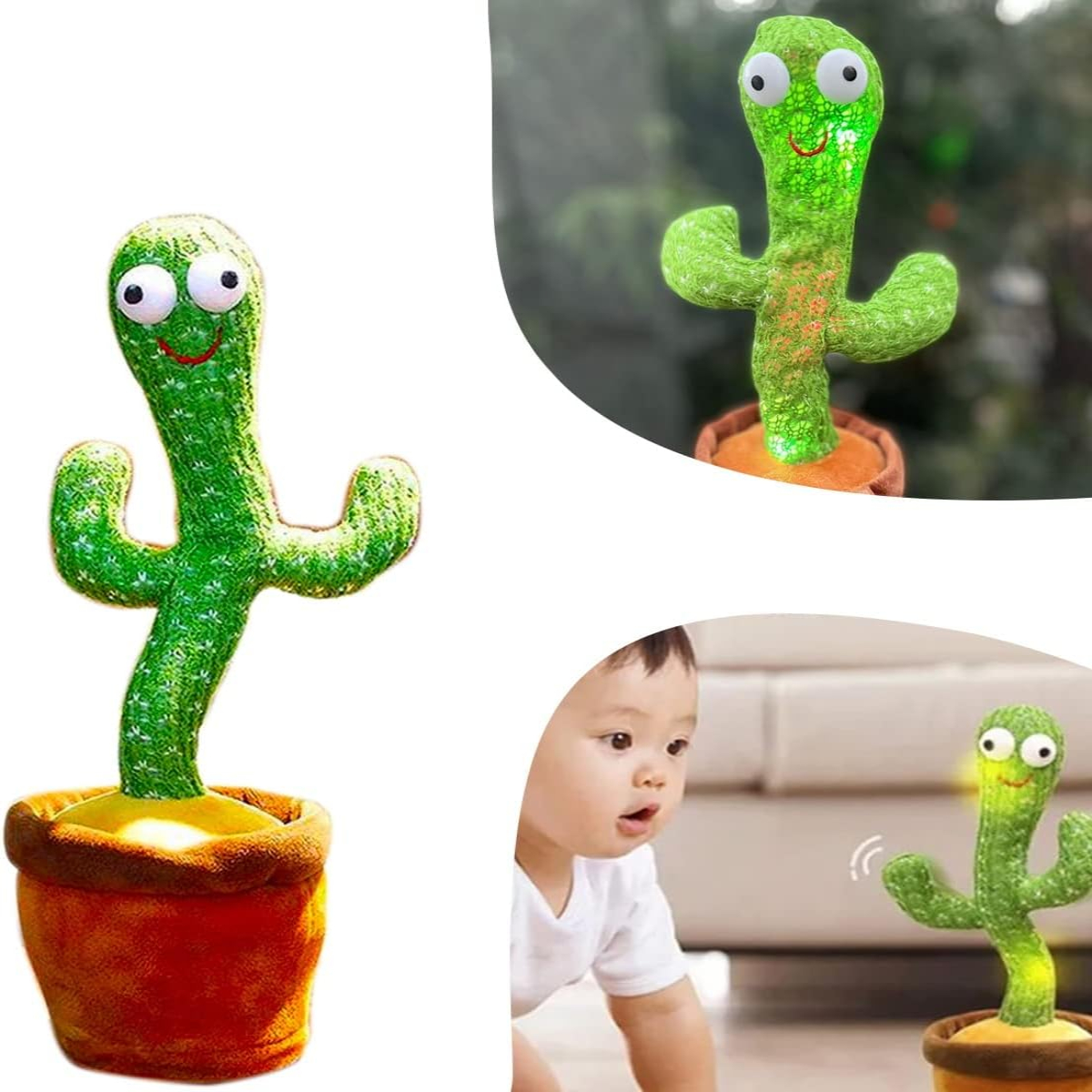 Brinquedo Musical Cacto Dançante bebe