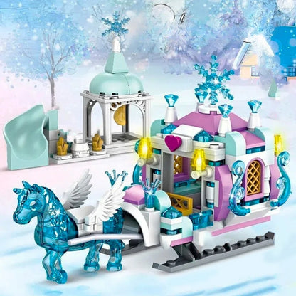 Brinquedo de Montar Blocos Castelo de Gelo