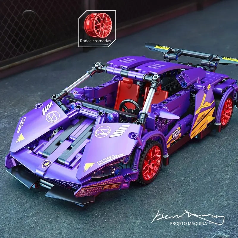 Brinquedo de Montar Blocos de Carro