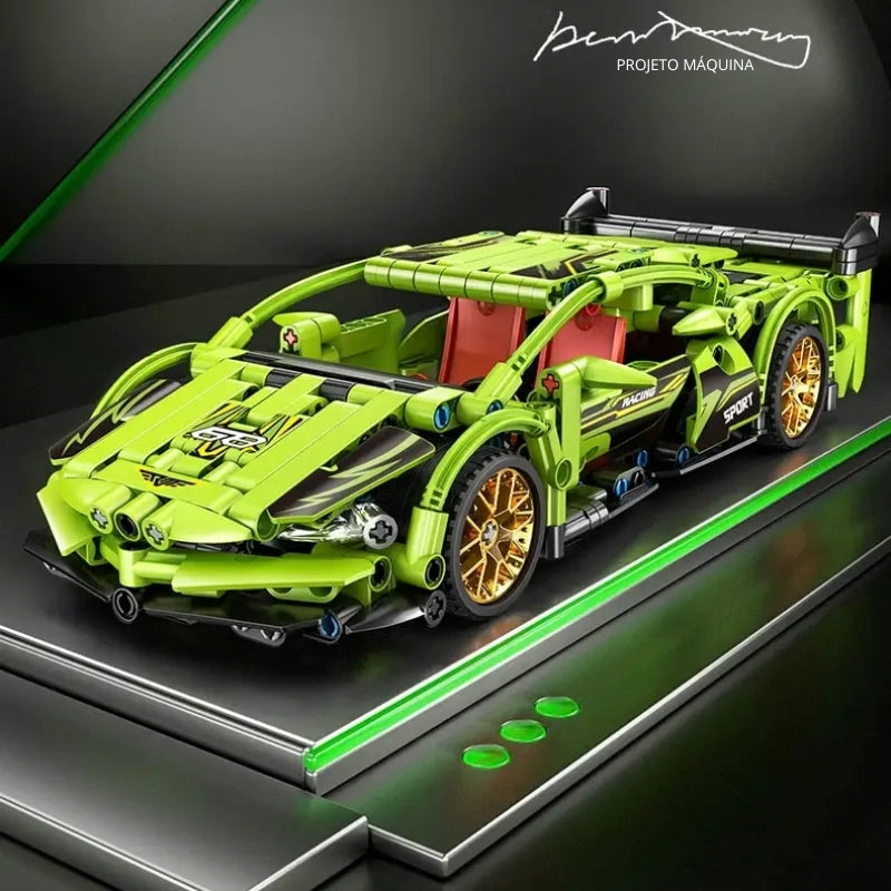 Brinquedo de Montar Blocos de Carro - Aprendizado Divertido