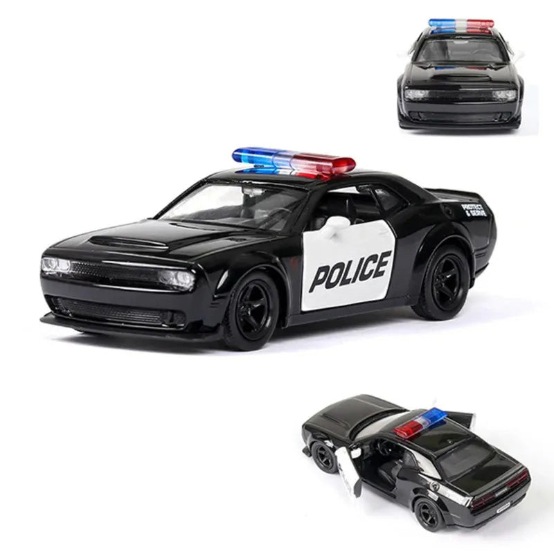 carrinho de brinquedo de policia