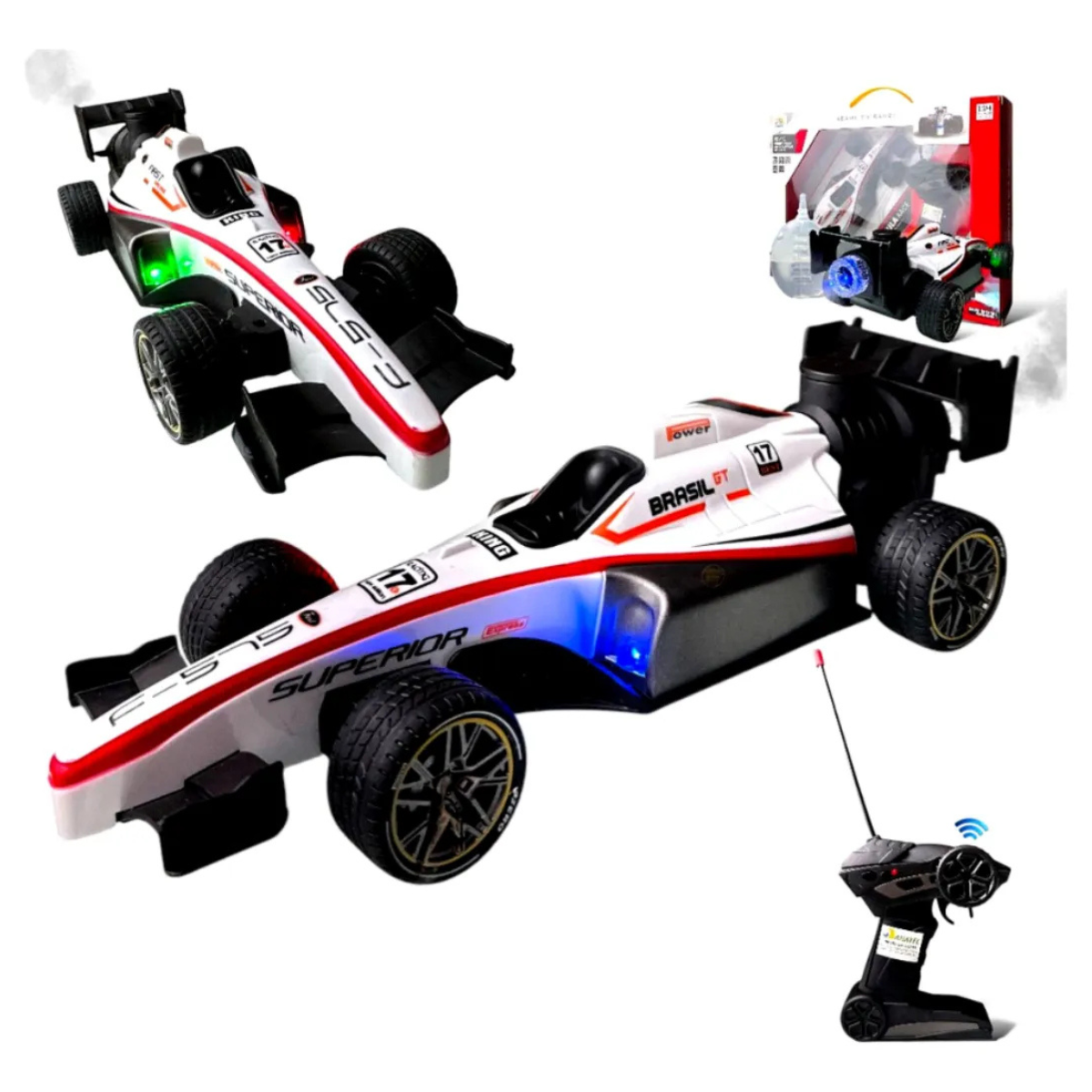 Carrinho de Formula 1 Infantil Com Controle