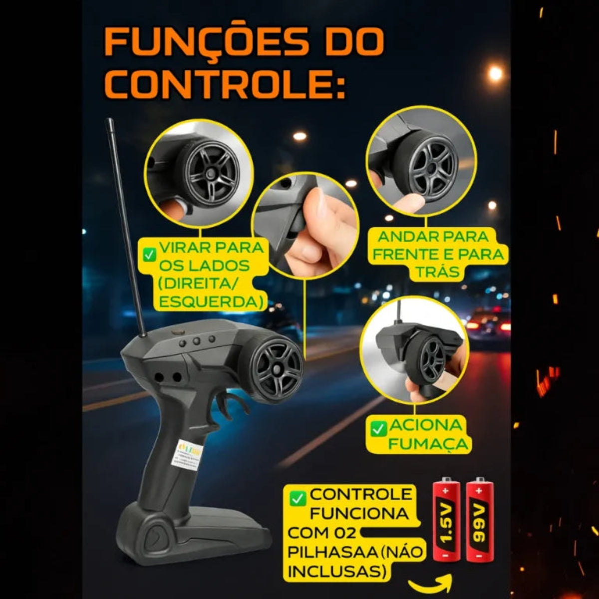 carrinho formula 1 com controle infantil