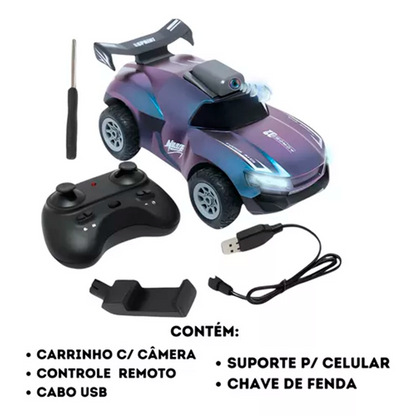 Carrinho Controle Remoto Infantil com Camera