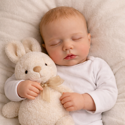 Boneca Bebê Reborn 50 cm RN de Silicone Realista