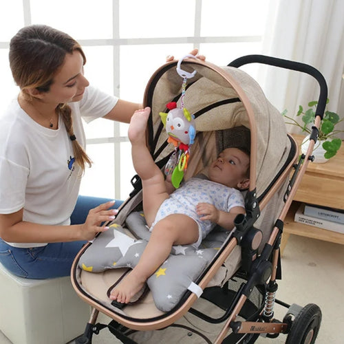 Chocalho para Bebê de Pelúcia - Sino Suspenso