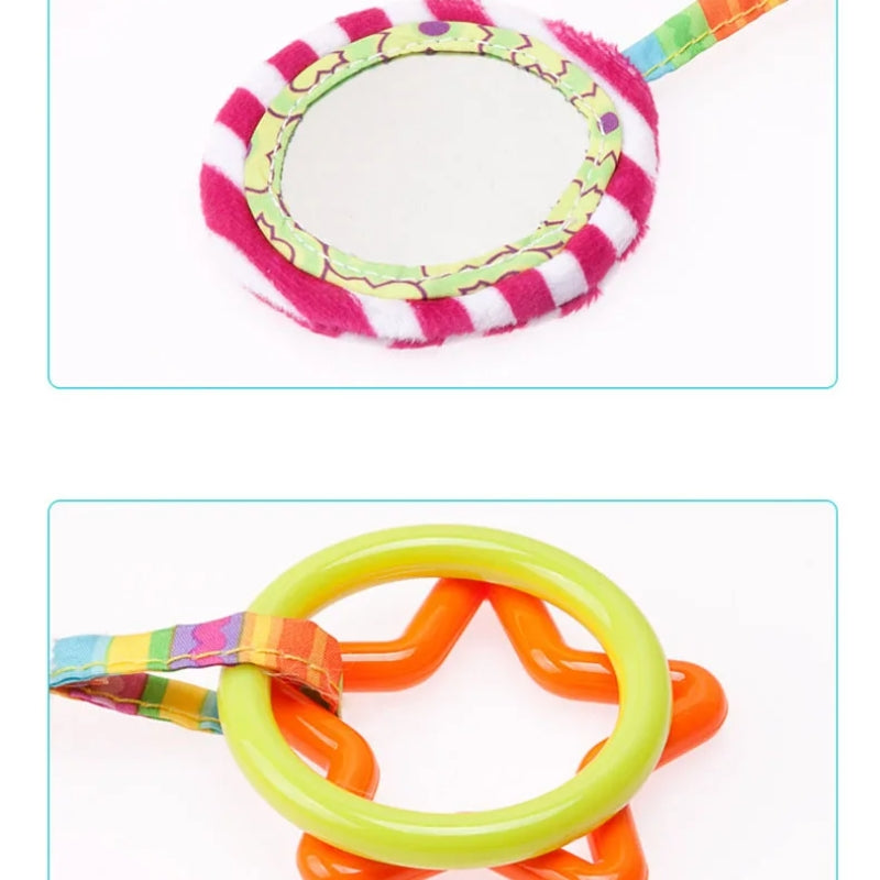 Chocalho para Bebê de Pelúcia Detalhes