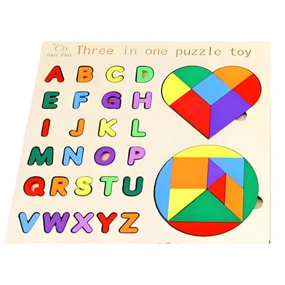 Brinquedo Educativo de Madeira Puzzle