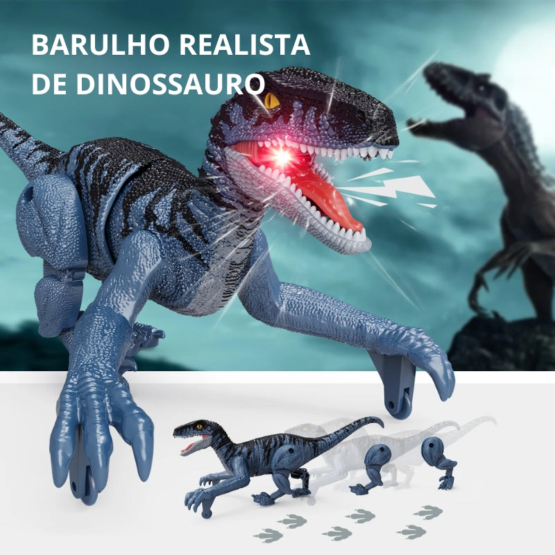 Dinossauro de Brinquedo com Controle Remoto Velociraptor