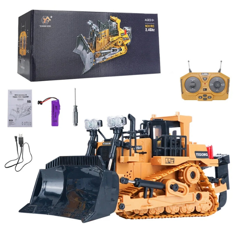 Escavadeira de Brinquedo com Controle Remoto Bulldozer