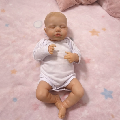 Boneca Bebê Reborn 50 cm RN de Silicone Realista