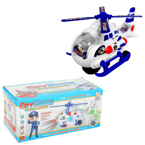 Helicóptero de Brinquedo de Polícia