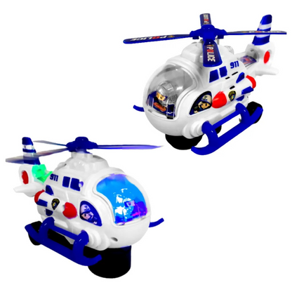 Helicóptero de Brinquedo de Polícia Maluco