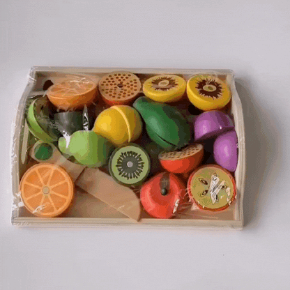 Jogo de Frtinhas de Madeira Infantil