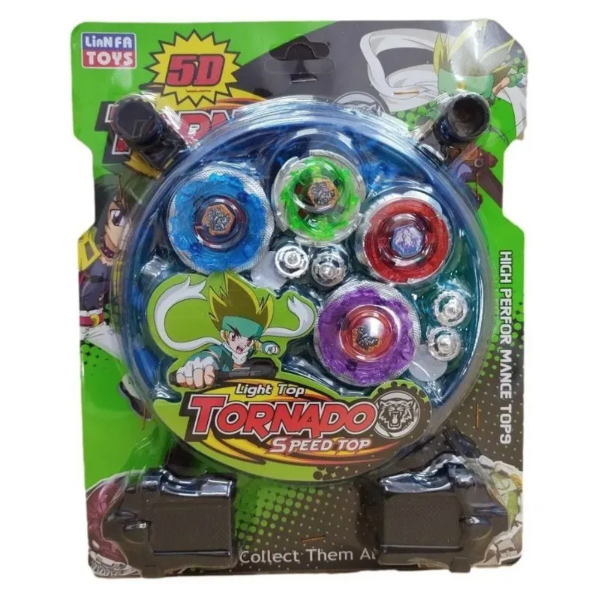 Kit Beyblade Lançador Arena 2
