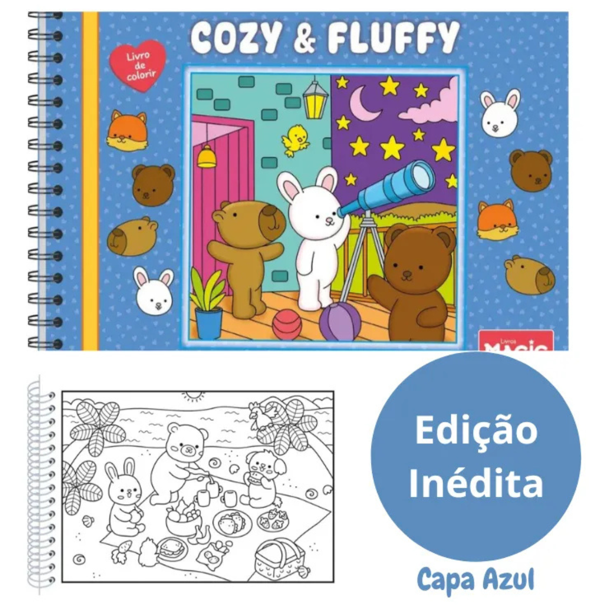 Livro de Colorir Infantil bobbie goods 