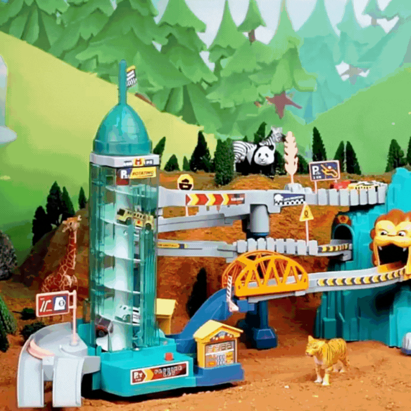 Pista de Carrinhos Elétrica 4 Carros 3