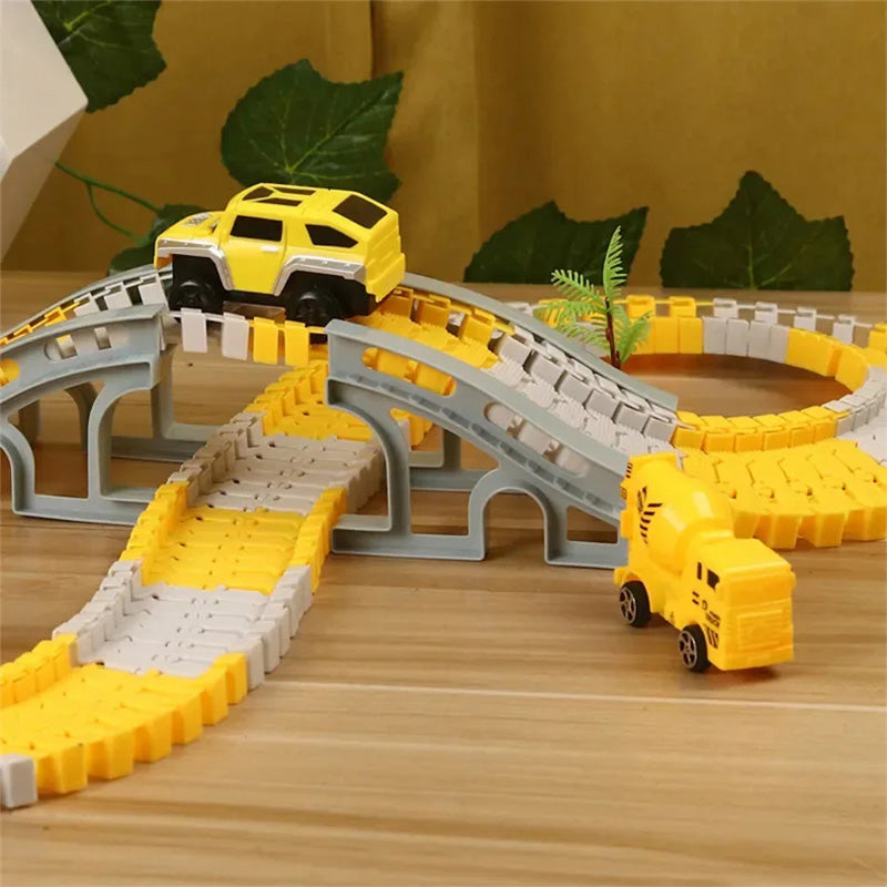 Pista de Construção de Carro Elétrico Infantil