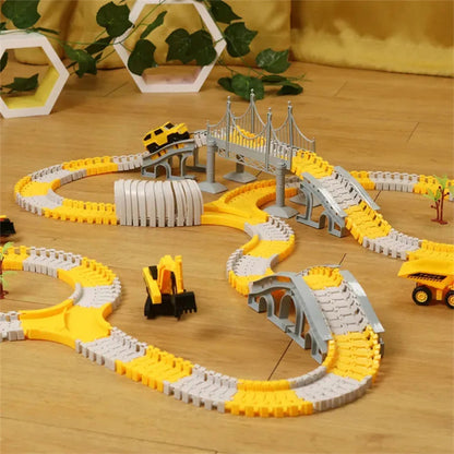 Pista de Construção de Carro Elétrico Infantil 1