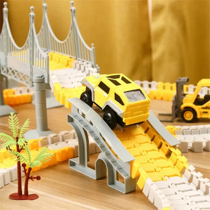 Pista de Construção de Carro Elétrico Infantil 2