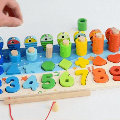 Quebra Cabeça de Madeira Numérico 3