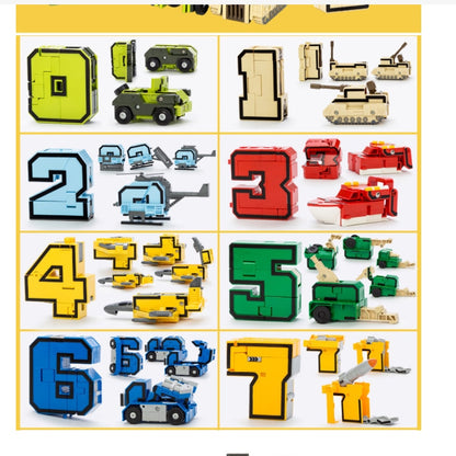 Brinquedo Numbers Transformers